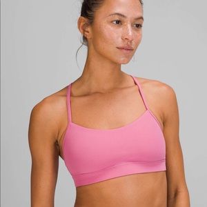 Lululemon Pink Blossom Flow Y Nulu Bra